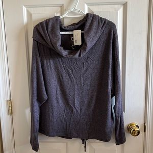 New with tags size L Ariella purple sweater